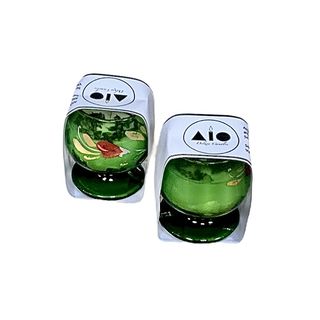 $20  l  Painted glass pr